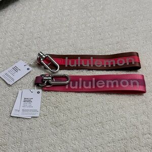 lululemon athletica Pink and Brown Key Holders (2 pack)